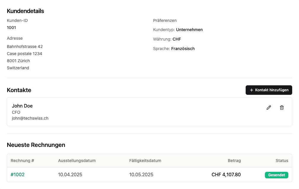 Kundenverwaltung