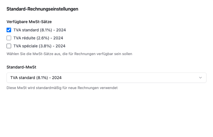 MwSt-Verwaltung